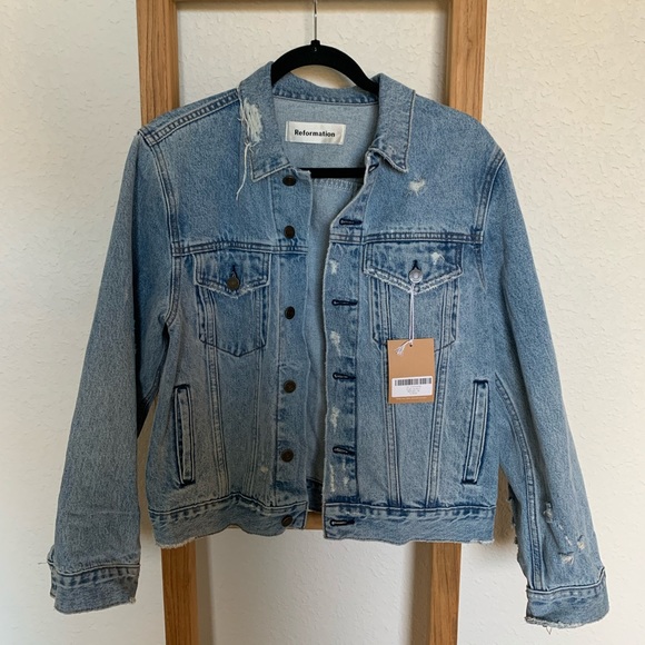 NWT - Reformation Jean Jacket - Picture 3 of 6
